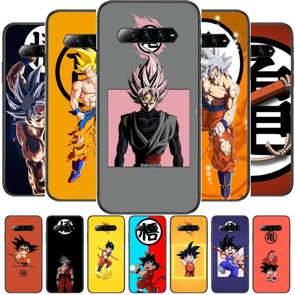 

Dragon Ball Guku Logo Phone Case For xiaomi redmi Black Shark 4 Pro 2 3 3s Cases Helo Black Cover Silicone Back Prett mini cover