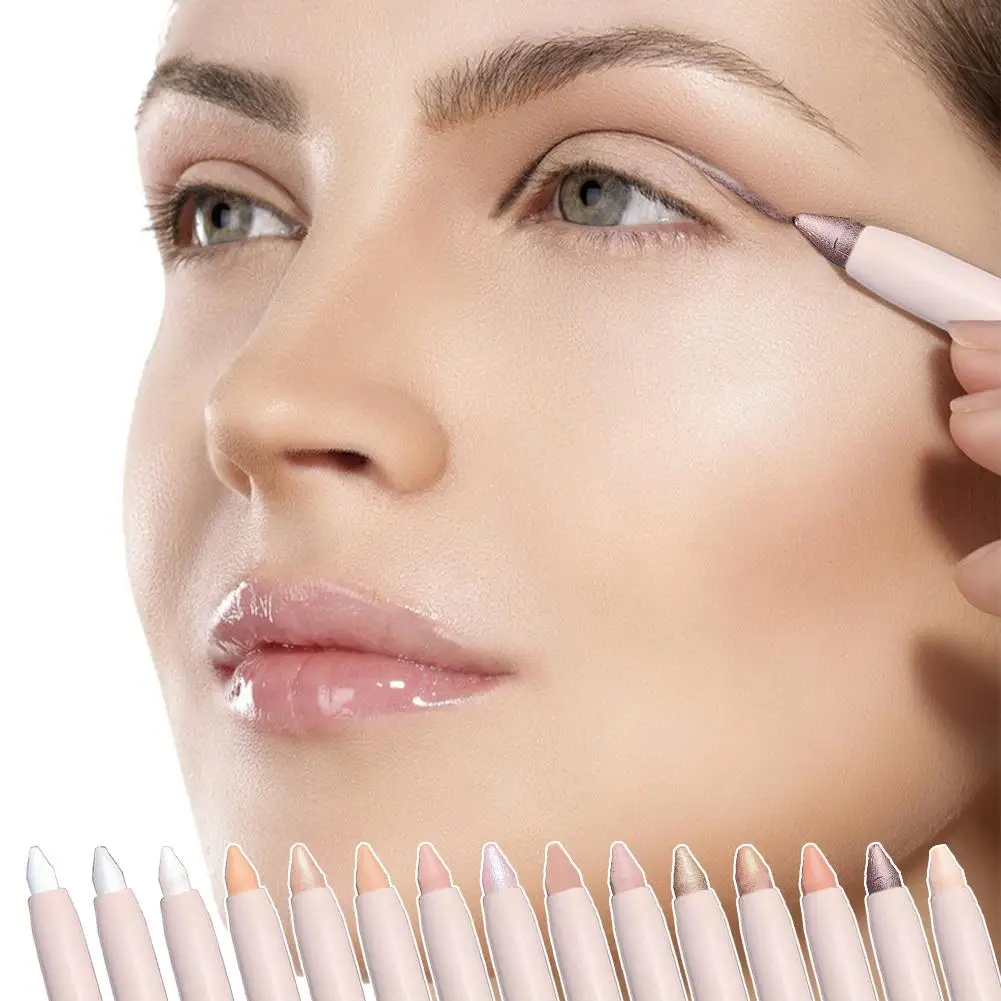 

Eye Shadow Lying Silkworm Highlighter Pen Korean Eyes Matte Glitter High-gloss Pearl White Brightening Makeup Stick Eyeshad O5C1