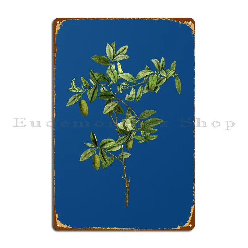 

Яблоко ягода на синей металлической искусственной живописи гаража печать на стене пещера жестяной знак плакат