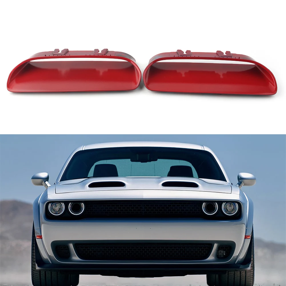 

2 шт., передняя решетка радиатора левой и правой радиатора для Dodge Challenger, кузова 2019-2020, аксессуары для автомобиля 68378081AB/68378080AB