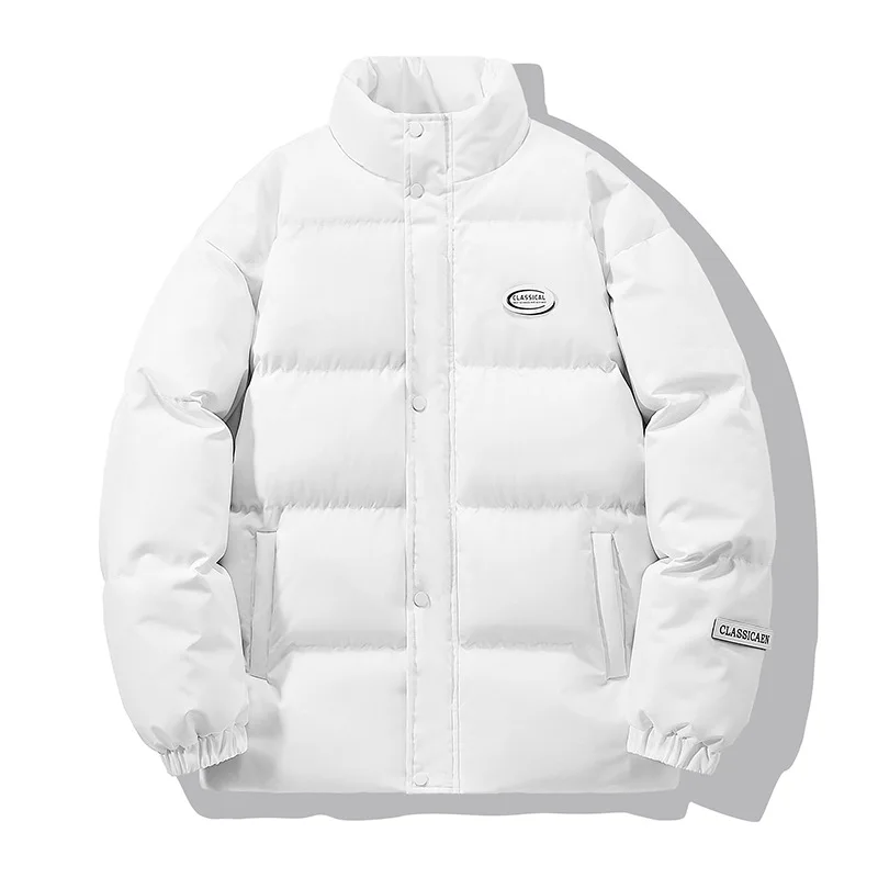 

Мужская теплая зимняя куртка с капюшоном и защитой от ветра