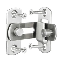 stainless steel door bolt 3 inch latch buckle hasp sliding lock barrel bolt for sliding door room cabinet drawer furniture