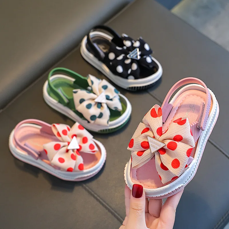 

Summer Girls Sandals Children From 2 To 10 Years Bow Platform Princess Shoes Casual School Kids Shoe Outdoor Beach Sandals