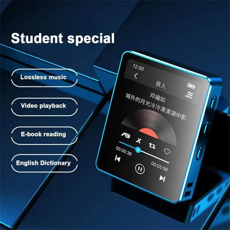 

Player Mp3 Mp4 Automatic Read Aloud 3.5mm Vision Full Touch Player Expandable Memory Student Walkman Mini-game Mp5