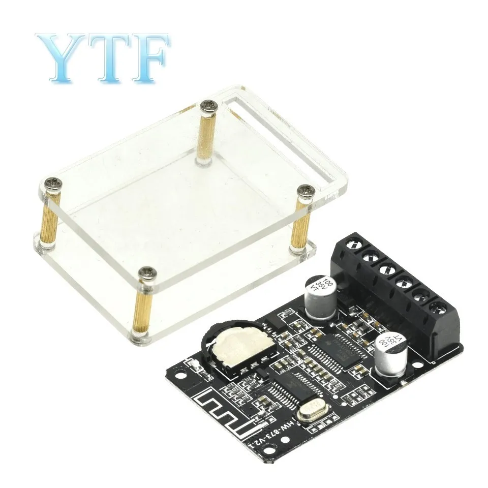 Плата усилителя мощности, совместимая с Bluetooth, 10 Вт/15 Вт/20 Вт, 12 В/24 В