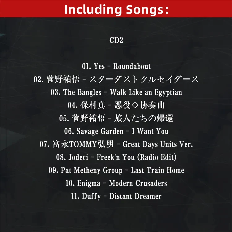 Музыкальный CD-диск с аниме Невероятные приключения Джоджо