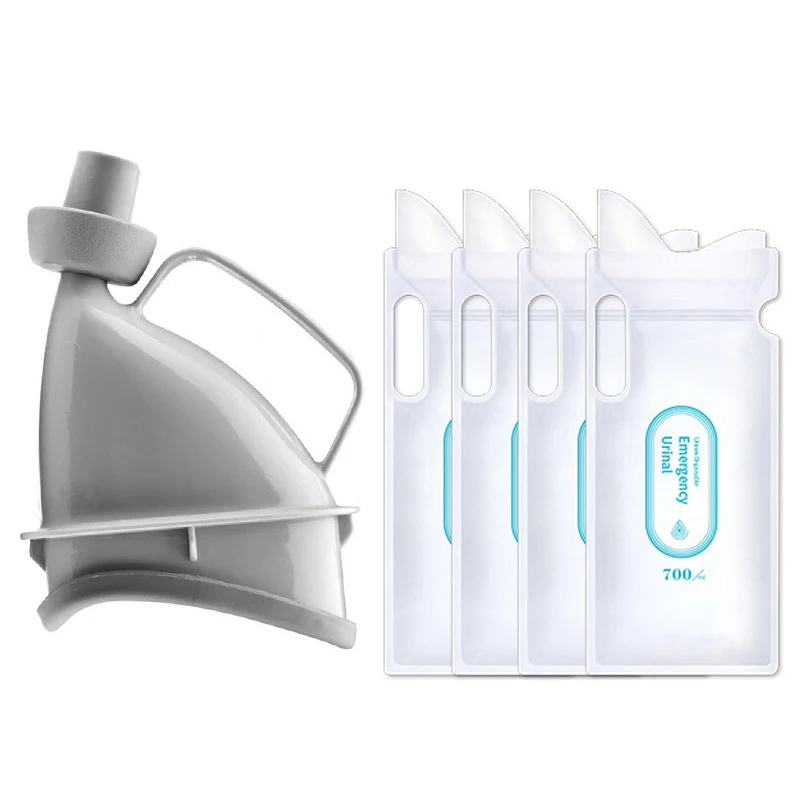 

5 PCS Unisex Female Male Reusable Portable Urinal Device Travel Mobile Toilet Camping Pee Urinal Outdoor Emergency