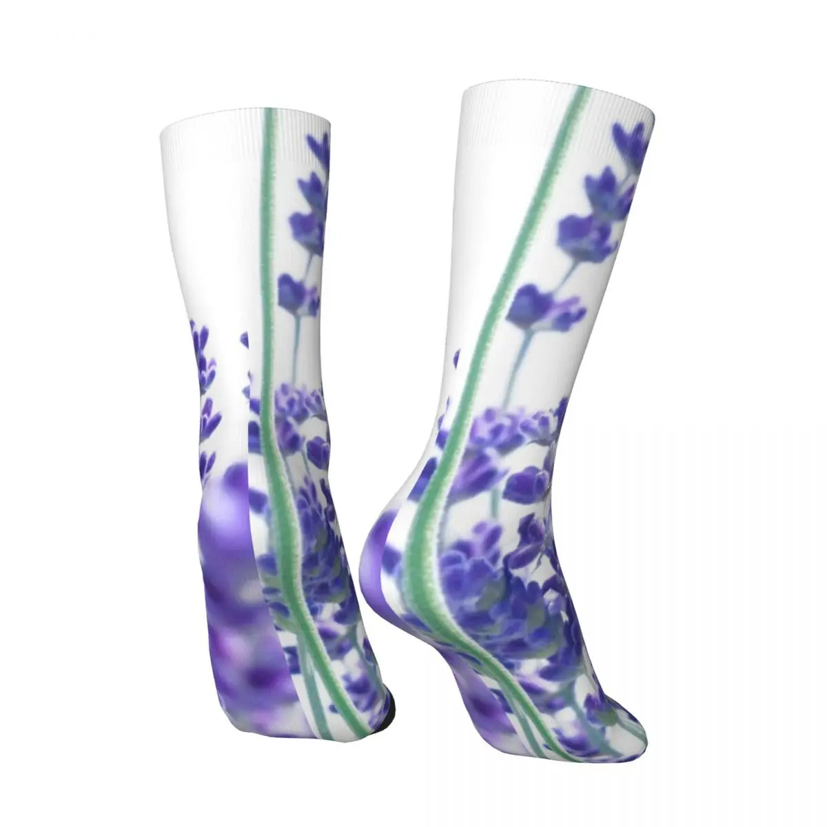 Свежие лавандовые носки зимние чулки с натуральным цветком лаванды кавайные