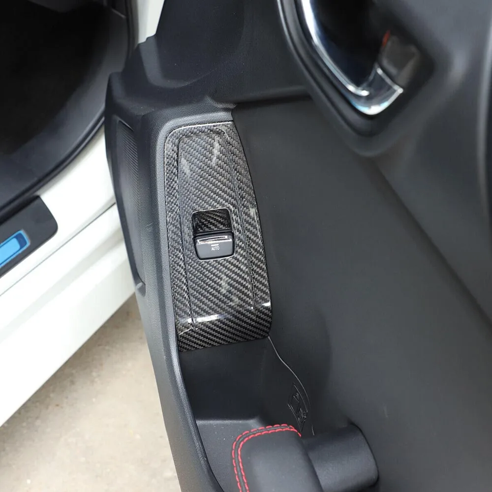 Аксессуары для внутренней отделки настоящий карбоновый переключатель окна