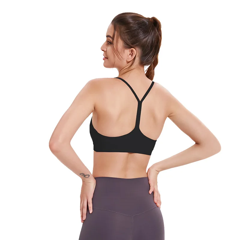Herringbone back Yoga bra foreign trade sports bra women's shockproof running sports fitness bra