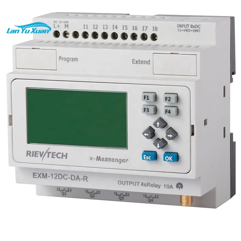 

Программируемое реле Wi-Fi PLC EXM-12DC-DA-R-N-HMI для контроллера автоматизации