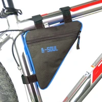 outdoor mountain bicycle bags front tube frame handlebar cycling triangle pouch holder saddle bag waterproof bike accessories