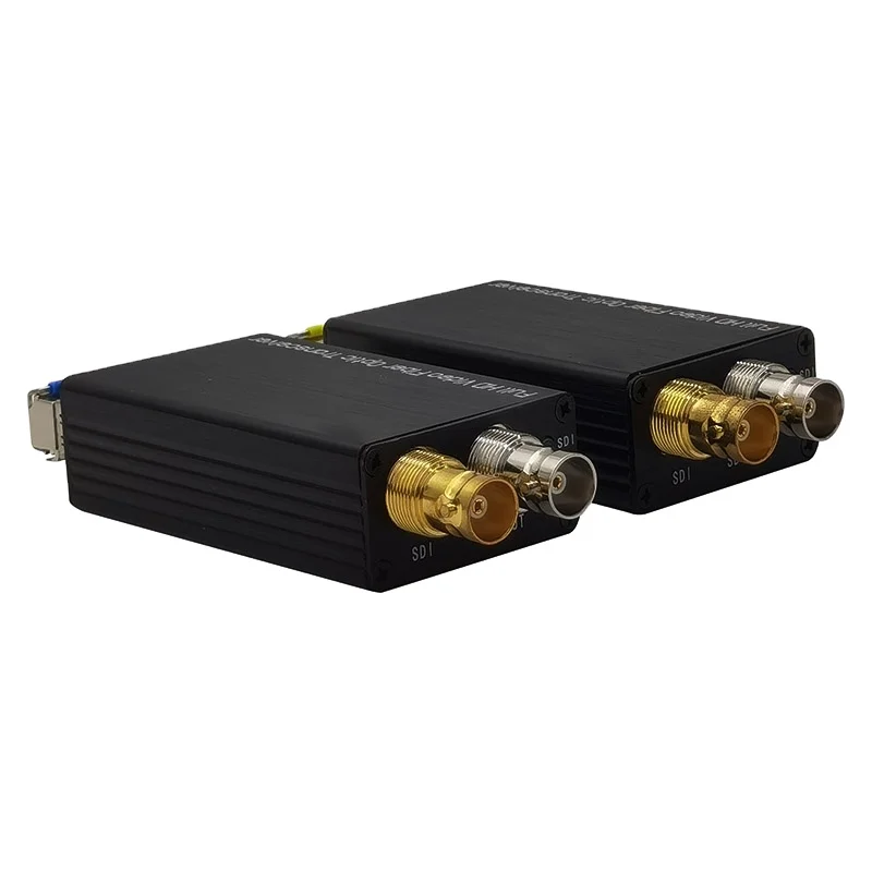 

3G-SDI Bi-directional Video Optical Fiber Mini Converter Extender Single Mode Fiber LC Connector 20KM