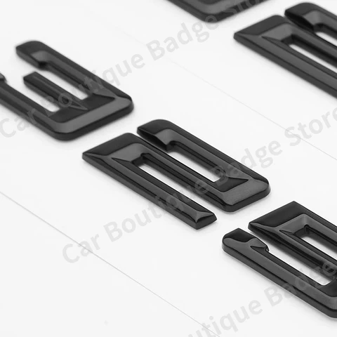 ABS 3D багажник автомобиля с буквами логотипа, эмблема, наклейка, наклейка для BMW 5 серии E39 E60 E61 F10 F11 G30 520e 525e 528e 530e 535e 540e