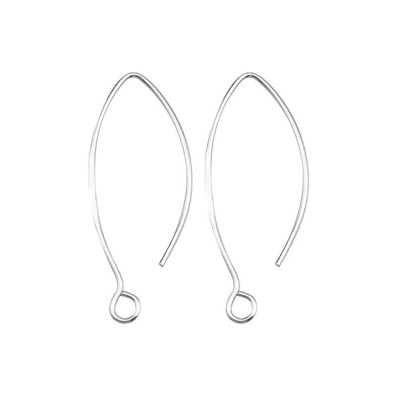 Серьги из стерлингового серебра 925 пробы сделай сам аксессуары позолоченные