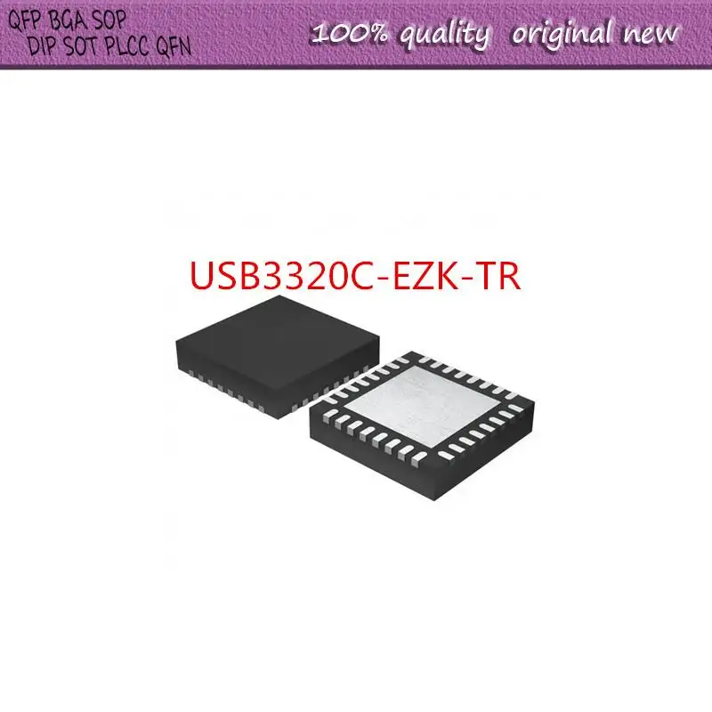 

NEW 5PCS/LOT USB3320C-EZK-TR USB3320C-EZK USB3320C USB3320 c QFN32