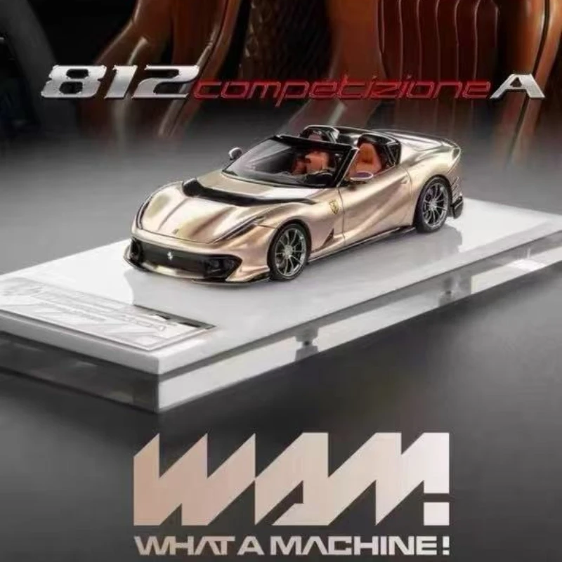 Фото 1:64, TOC × WAM 812C Aperta Bronzo Marsaru, статическая миниатюрная автомобильная модель из смолы, фигурка для взрослых, игрушка для мальчика. №1