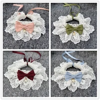 dog saliva towel collar pet scarf cat cosplay small dog harness pet jewelry necklace collar bell dog bow tie pet accessories