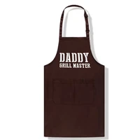 daddy bbq aprons fathers day gift personalized grill aprons family daddy and me gift cooking aprons for men cleaning