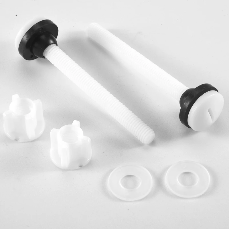 SEWS-8 Упаковка Пластиковые болты для унитаза M10 Бак чаши Комплекты ремонта в ванной