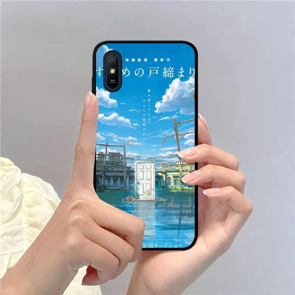 BiliBili S-Suzume No T-Tojimari Phone Case For Redmi 5 6 7 8 9 10 Plus Pro A GO K20 K30 K40 F3 Fundas