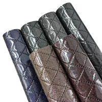 prismatic embossed faux leather sheet silver filigree fine glitter fabric for sewing bow bag cushion cover craft diy material