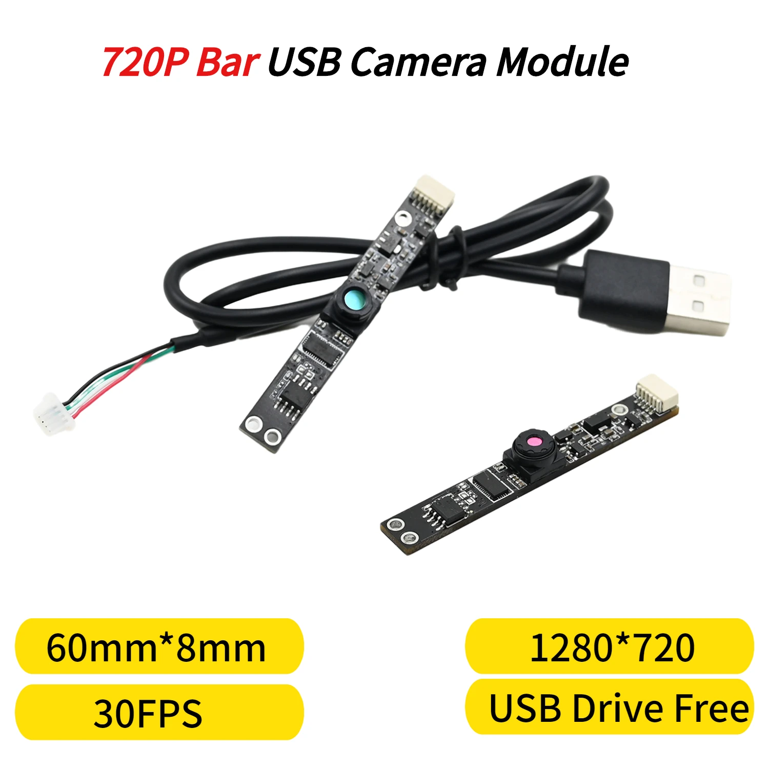 

Bar Camera Module 1MP 720P USB Webcam 73 Or 120 Degree Wide Angle SP1405 Fixed Focus Free Drive For Laptop Security Monitoring