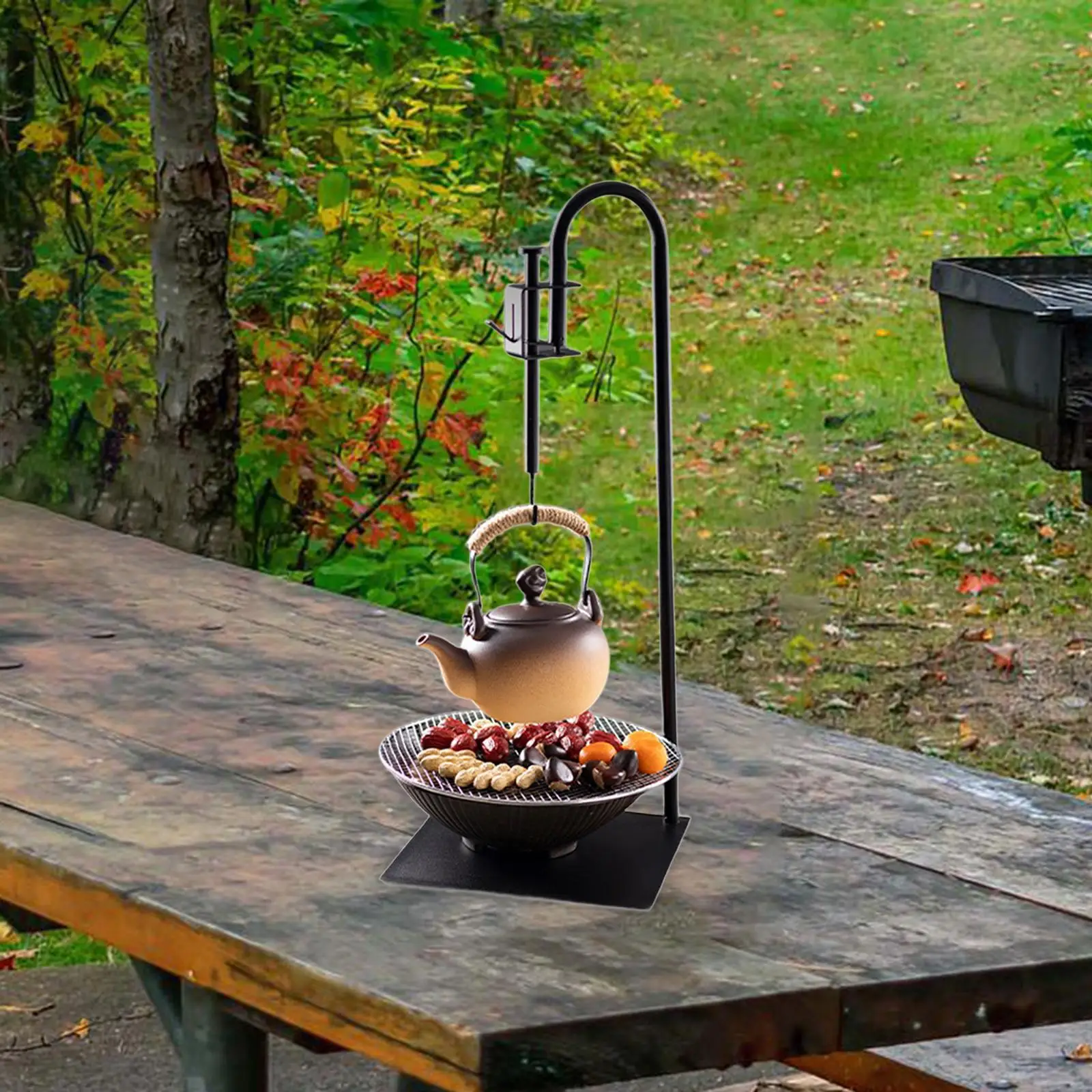 Подставка с крючком для кемпинга сверхмощная портативная вешалка пикника на