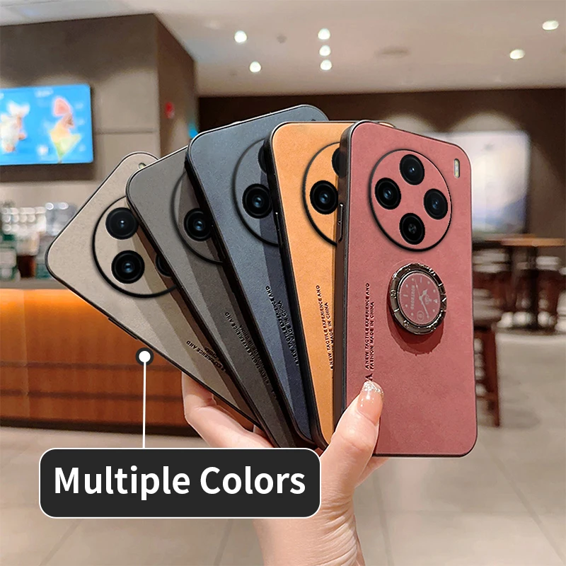 Кожаный чехол для Vivo X100 Pro роскошная защита фотоаппарата X 100