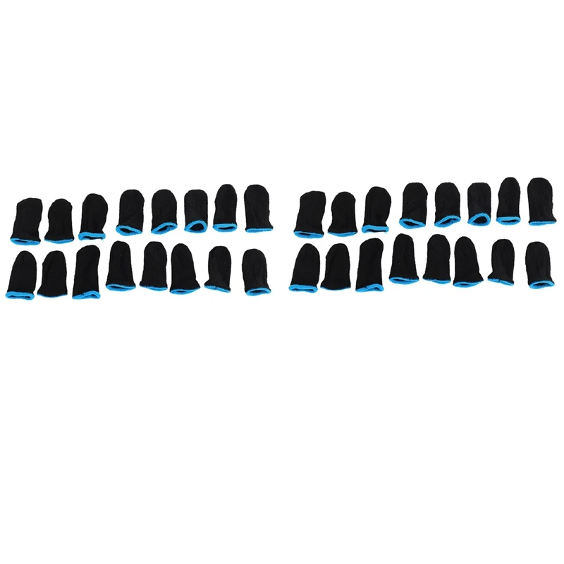 

18-Pin Carbon Fiber Finger Sleeves For PUBG Mobile Games Press Screen Finger Sleeves(32 Pcs)