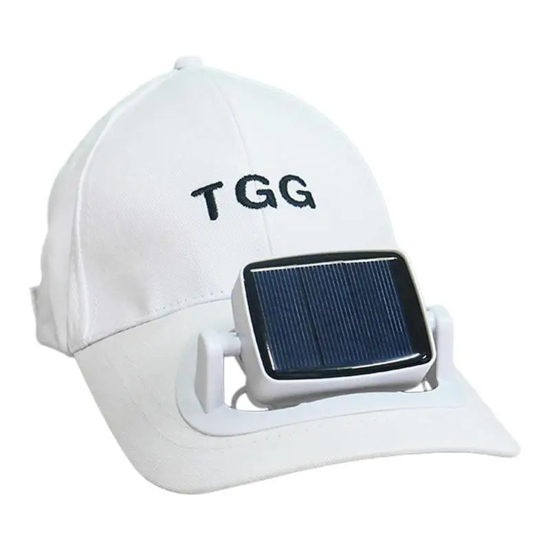 

Solar Fan Hat Sunvisor Hat With Fan Summer Baseball Caps With Solar Fan Wide Brim Sunvisor Hat With Adjustable Buckle For