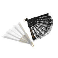 2pcs delicate chinese style retro exquisite folding fan foldable fan handheld fan