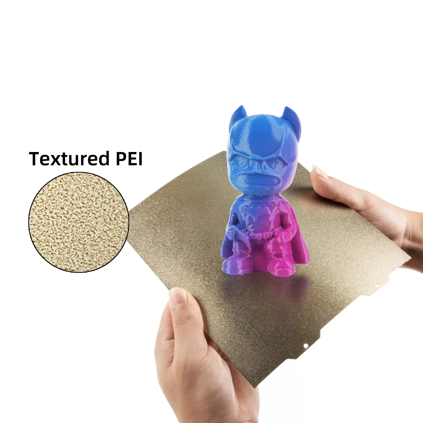 Для A1 Mini Bambu Встроенная пластина PEO Магнитная ПЭТ углеродная кровать