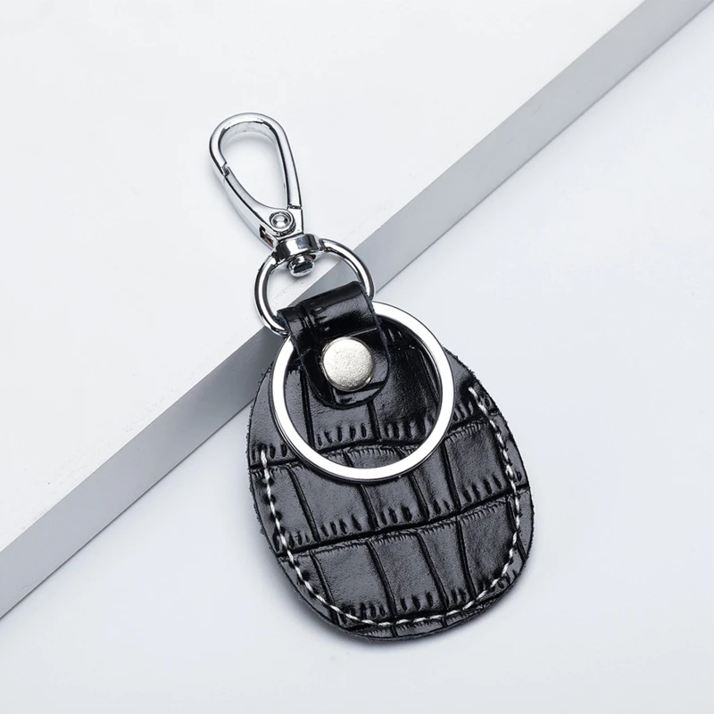 Кожаный Брелок Для Ключей С Отделением Карт Кольцо Дверной Замок Бирка Контроля
