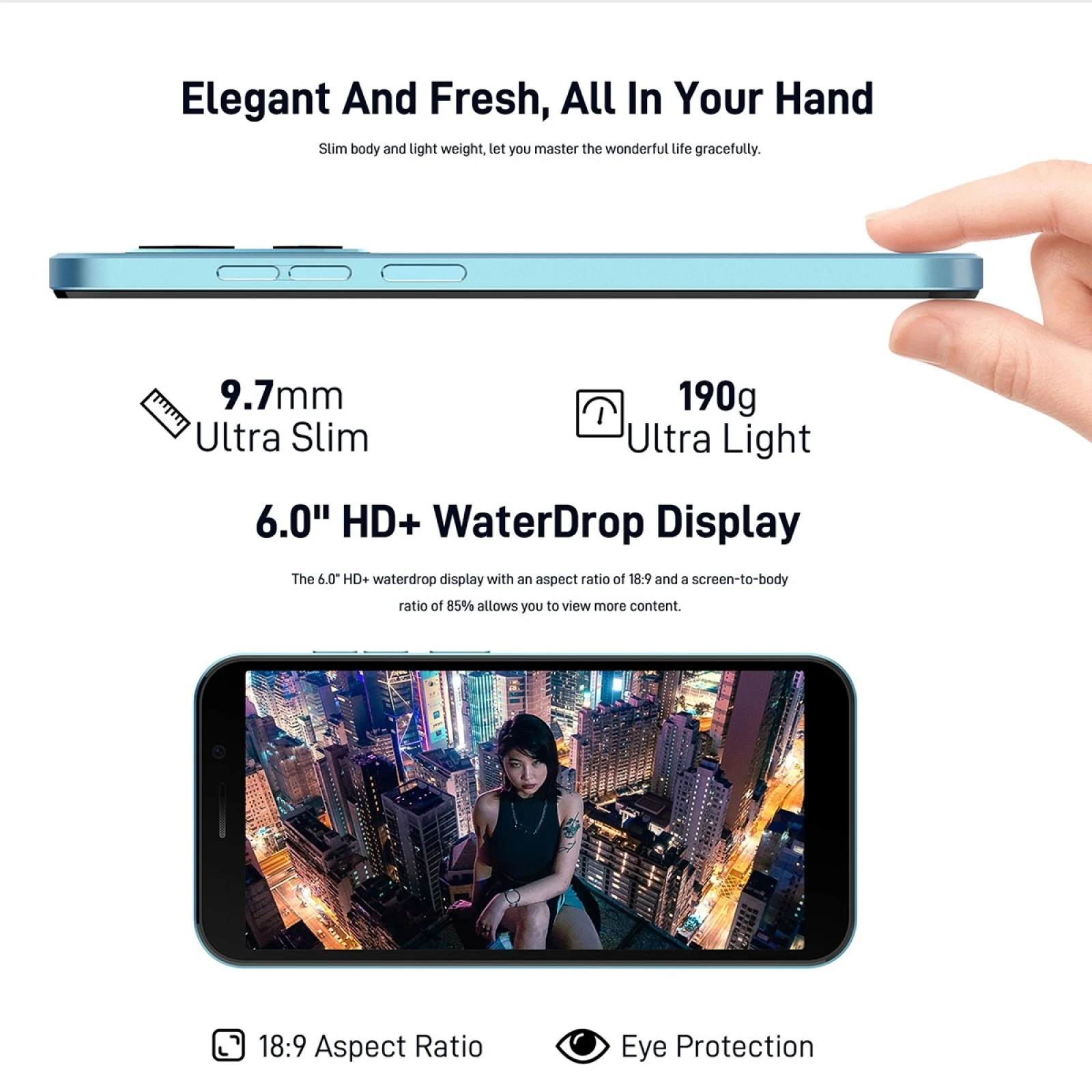 Смартфон DOOGEE X97 Pro 6 0 дюйма 4 + 64 ГБ 8 ядер 1 5 ГГц 12 Мп 4200 мАч