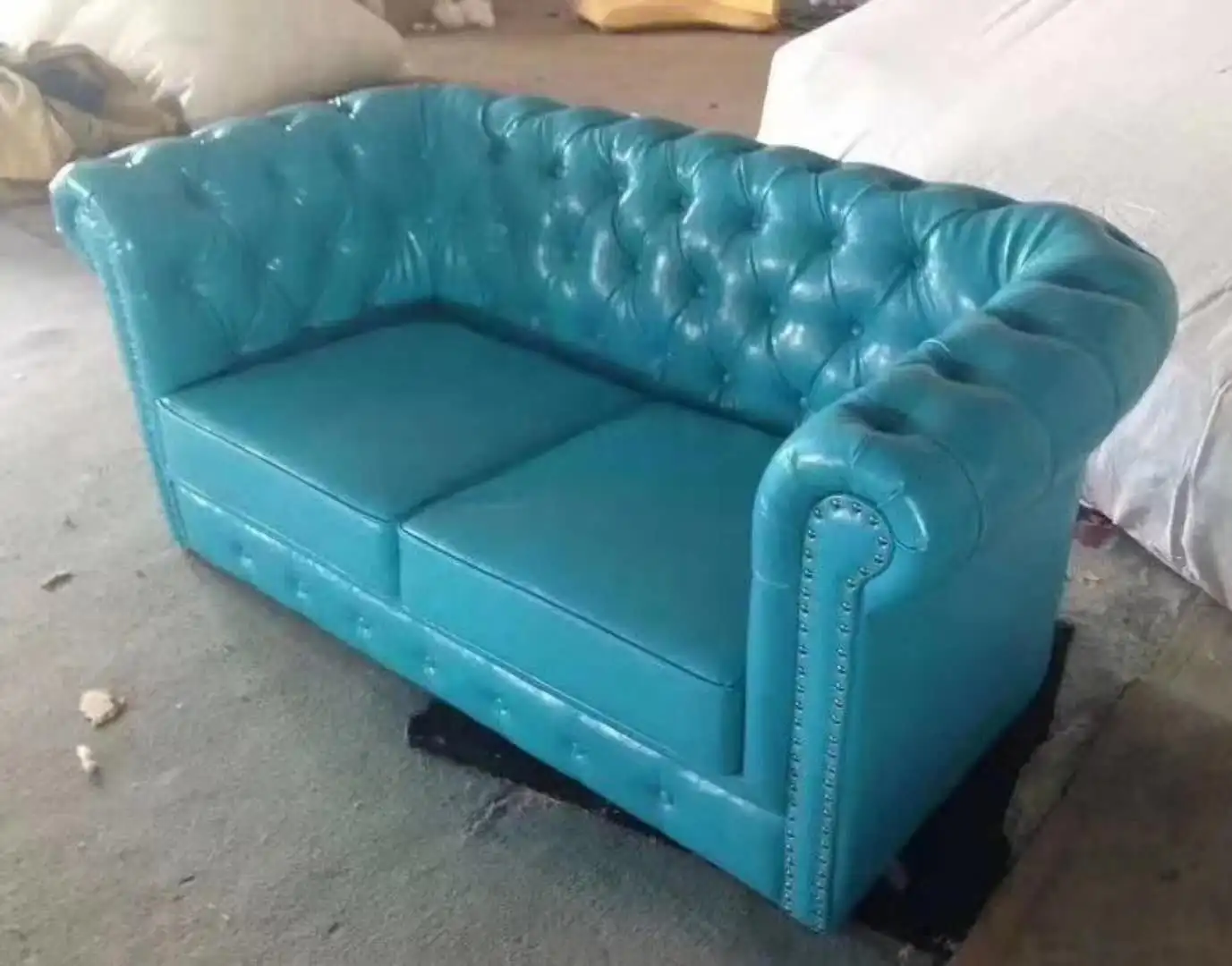 

Диван-раскладушка, диван-лаунт из искусственной кожи, американская Роскошная технология, современный диван для гостиной