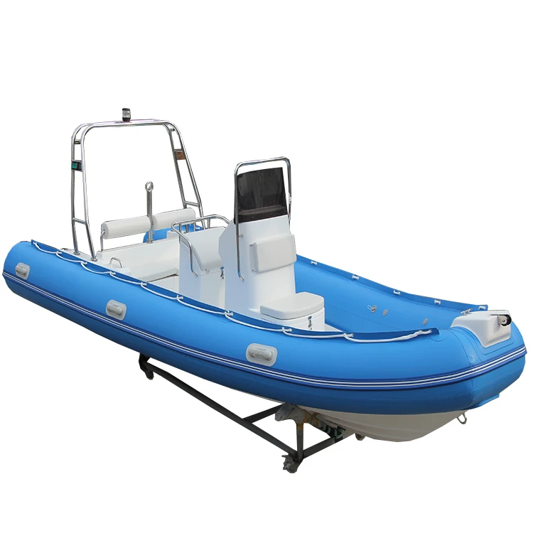 19 футов 580 RIB модная надувная лодка из стекловолокна с большой солнечной палубой
