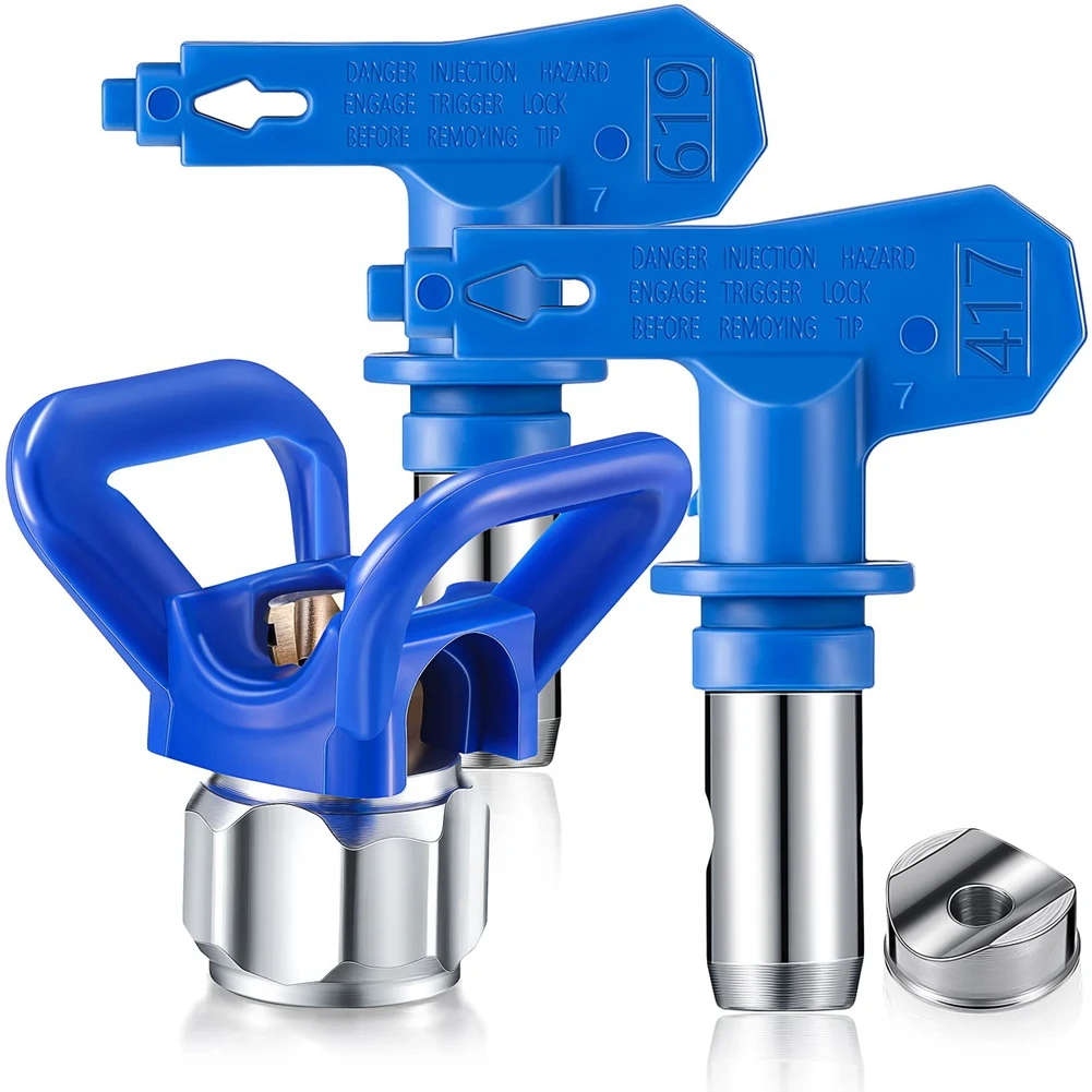 Наконечники для распылителя краски 3 шт. безвоздушный наконечник замена сиденья