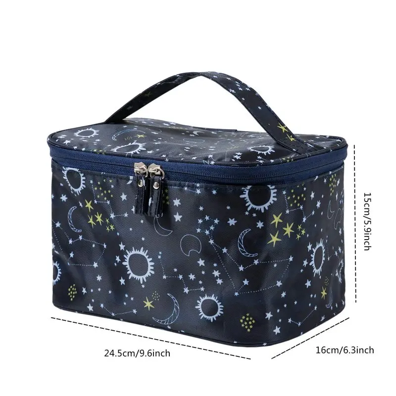 Travel Makeup Bag Large Cosmetic Bag Make up Case Organizer for Women and Girls