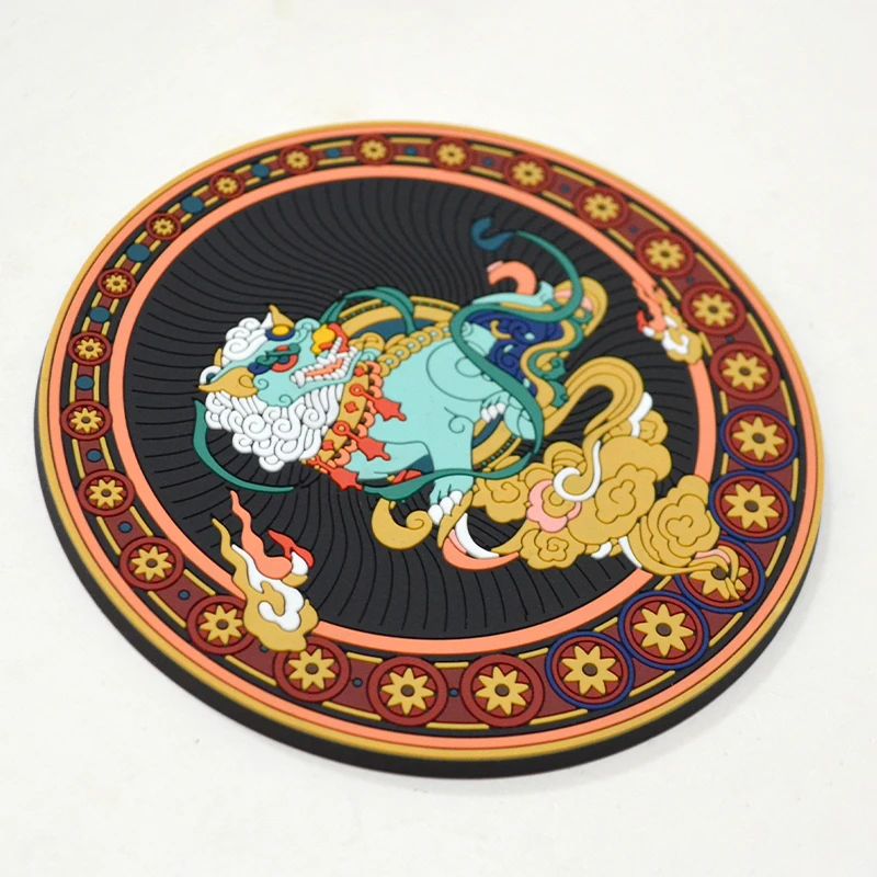 Изготовитель под заказ PVC мягкий резиновый подстаканник оригинальная