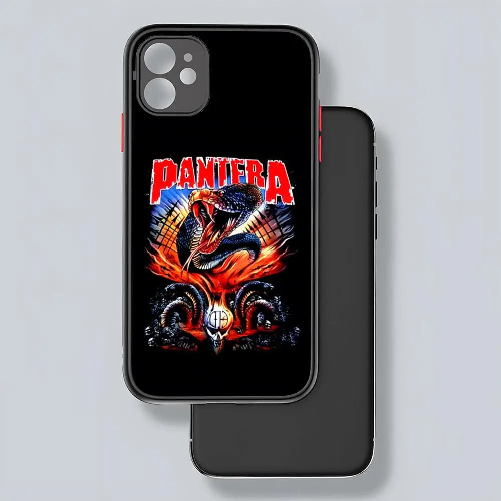 Чехол для телефона Dimebag Pantera Rock Band с матовой прозрачной задней панелью IPhone 16 15 14 13 12