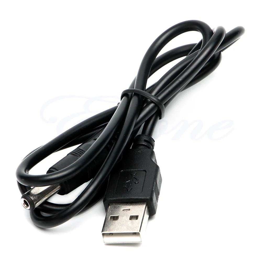 

USB 2.0 to 5.5mmx2.1mm Power Cord Connection Wire Power Supply Adapter Cable USB Charging Line