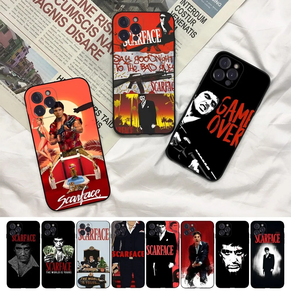 

Scarface 1983 film Al Pacino movie Phone Case For iPhone 14 13 12 Mini 11 Pro XS Max X XR SE 6 7 8 Plus Soft Silicone Cover