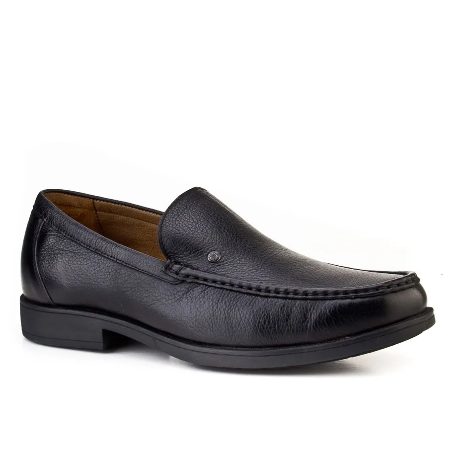 

Genuine Leather Black Men Casual Shoes