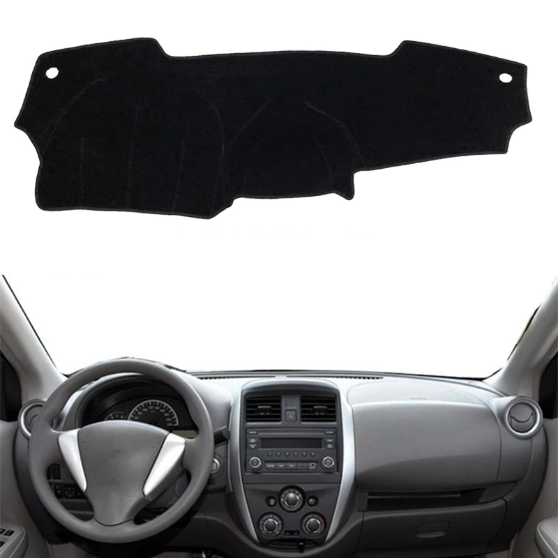 

Чехол для приборной панели, ковер от солнца для Nissan Micra March K13 2011 2012 2013 2014 2015 2016, защитный ковер, аксессуары для автомобиля