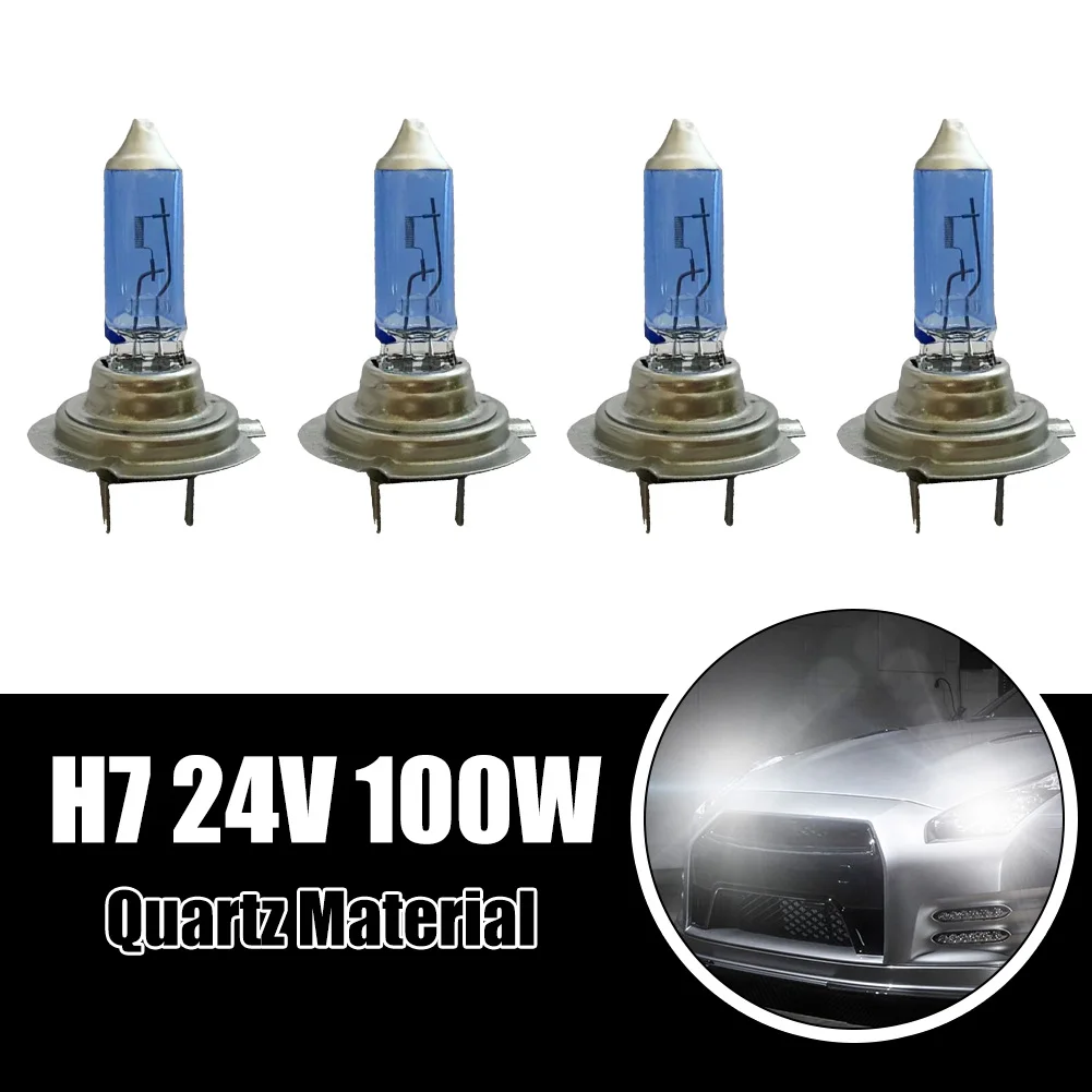 

4PCS H7 Car LED Bulb Headlight Fog Lamp Bulb 100W White Driving Light Car Headlight Bulb Kit Auto Accessories
