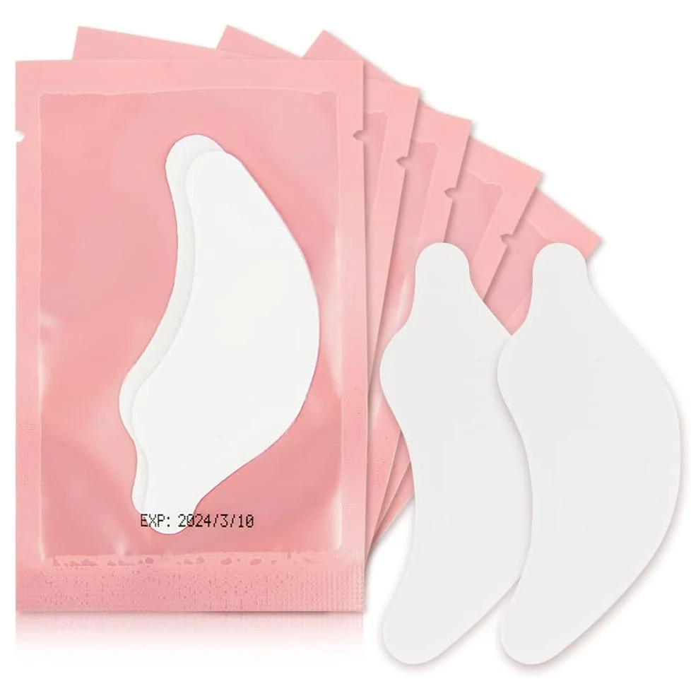 

50 пар пластырей для ресниц гидрогель для прививки ресниц без ворса для наращивания ресниц принадлежности для макияжа