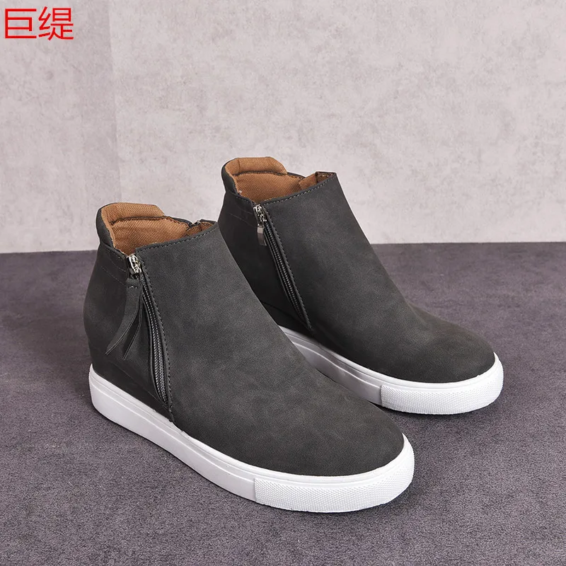 41 42 43 Plus Big Over Large Size  Wedge Shoes Foreign Trade Women's Single Shoes Slope Women's Shoes