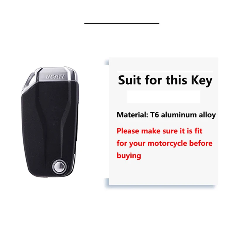 Фото Подходит для Ducati Multistrada 950 1260 S MTS 1260 950 2017- 2024 MULTISTRADA, чехол для ключей мотоцикла, чехол и брелок для ключей №5