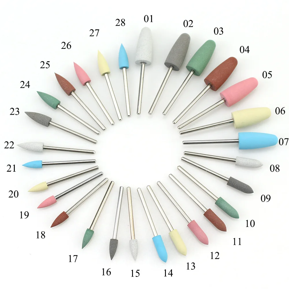 

Nail Drill Milling Cutter Drill Bits Files Burr Buffer Manicure Pedicure Rotary Grinder Cuticle Tools Nail Art Nail Tools Random